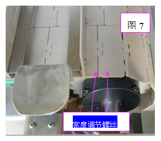 放料格大小調節(jié)